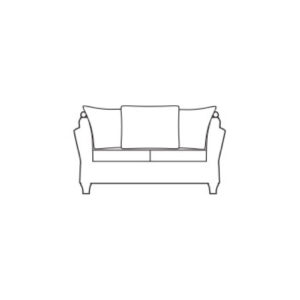 Minor High Arm Sofa Straight 