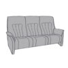 Rhine 4350 3 Seater Sofa With Cumuly Function With Gas Sprung Back - F13