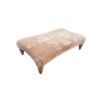 Jacaranda Curved Stool - Plain - Fabric 2