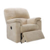 Chloe Soft Electric Recliner Chair - Fabric A