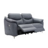 Jackson Soft 3 Seater Manual Recliner DBL - Fabric A