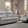 Orwell 3 Seater Double Power Recliner  - Fabric