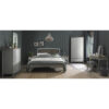 Whitby Scandi Oak & Grey 135cm Spindle Low Footend Bedstead