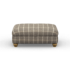 Footstools Square Buttoned Storage Footstool - Fabric D