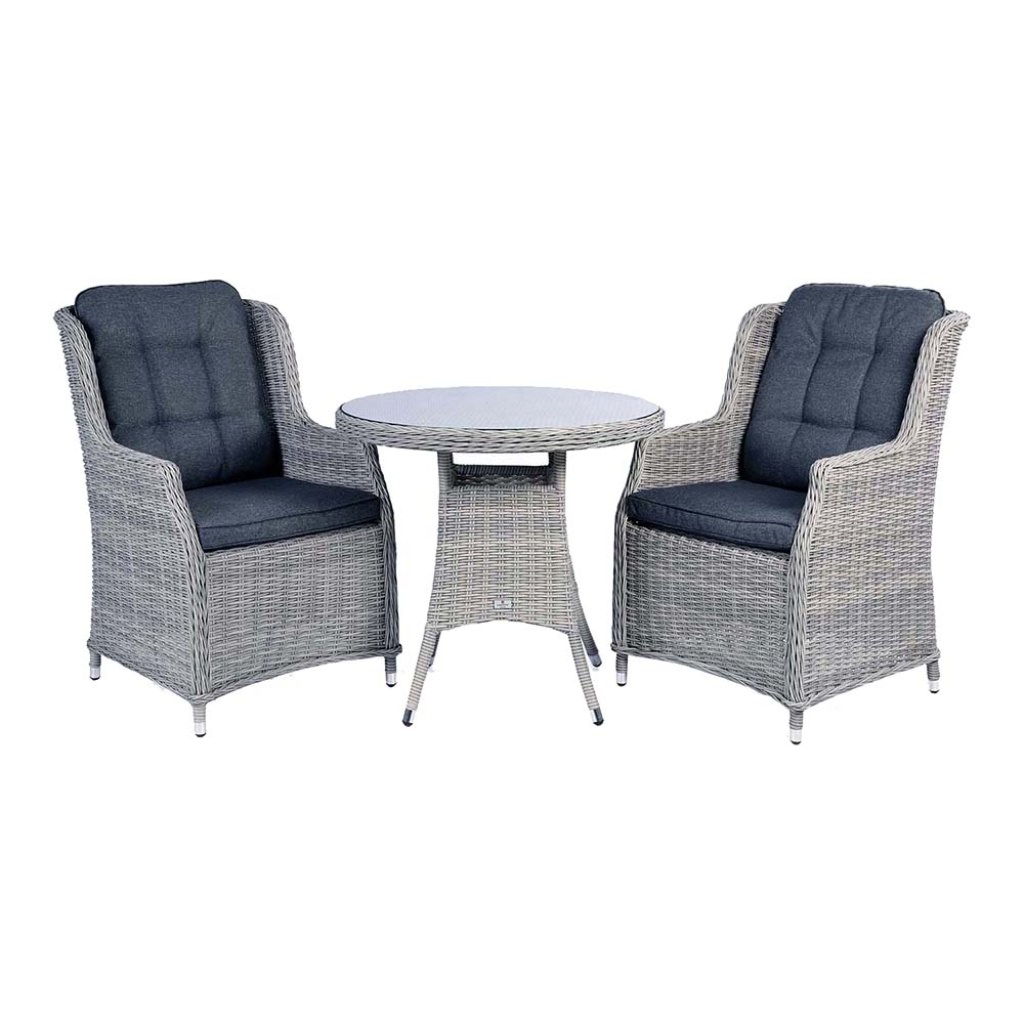 Ellie 80cm Bistro Table & 2 Chairs