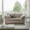 Miller Upholstered Small Sofa - Self Piped - Fibre - Fabric A
