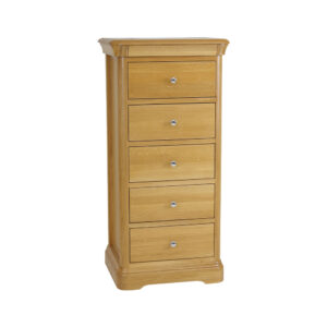 Heathfield 5 Drawer Tall Narrow Chest