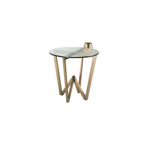 Angle Circular Side Table