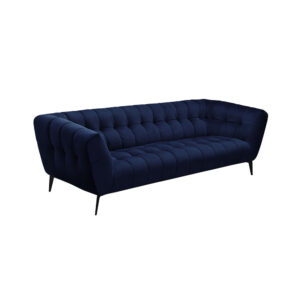 Royal Blue 3 Seater Sofa 