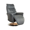 Azure Easy Swing 8951 Small Recliner Chair with 3-Motors Lift and Rise - Wooden Base with Stainless Steel Ring - F13