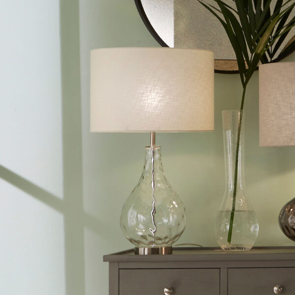 Charlotte Clear Glass Table Lamp