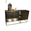 City Sideboard - 160cm with 3 Doors, 3  Niches, LED Lighting