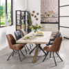 Eefje Dining Chair - Black Metal Legs - Anthracite
