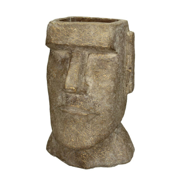 Easter Island Gold Head Planter Large