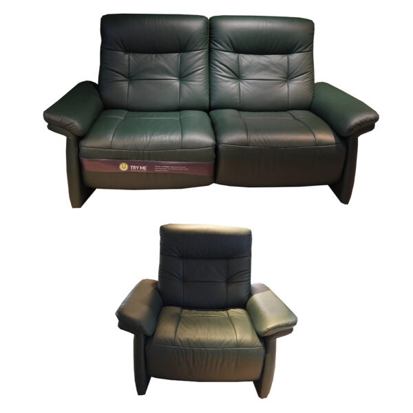 Stressless Mary 2 Seater Power Recliner Sofa & Static Chair