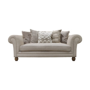 Elgar Midi Sofa with Decorative Scatters (4 Lrg, 1 Med) - Fabric 2