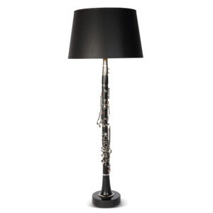 Lighting Clarinet Lamp With Black Shade