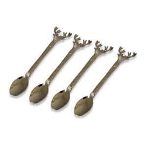 Stag Head Coffee Spoons - Set of 4