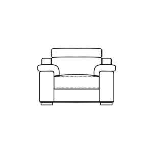 Riccardo Chair with Small Arms - L15
