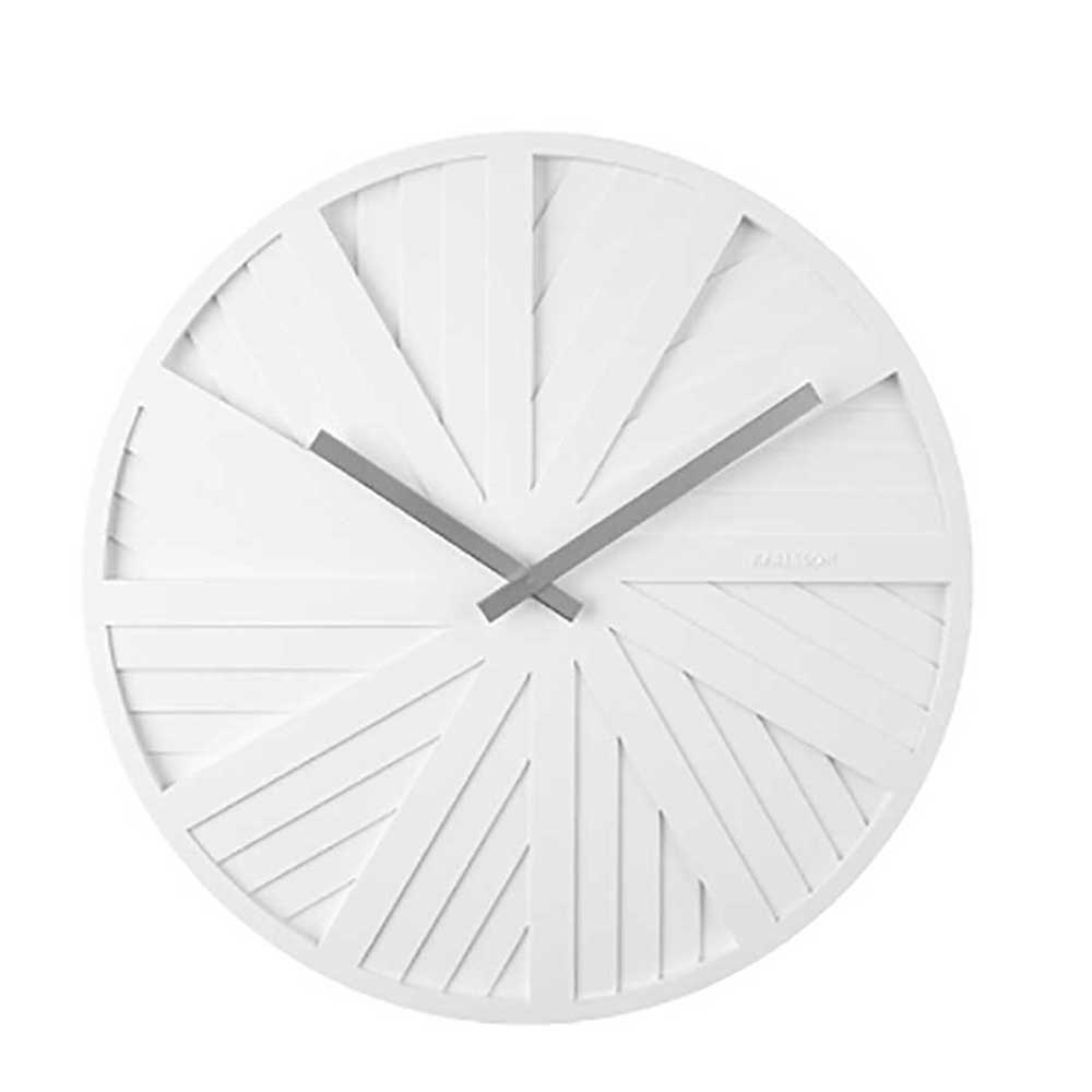 Slides Wall Clock - White