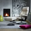 View Large Chair & Stool with Classic Base - Batick