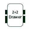 2+2 Drawers