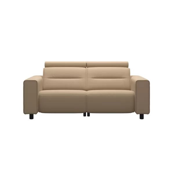 Emily Steel Trim 2 Seater Sofa - Batick