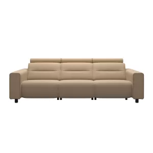 Emily Steel Trim 3 Seater Sofa - Batick