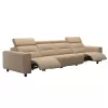 Emily Steel Trim 4 Seater Sofa with 2 Power - Batick