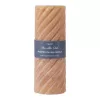 Vanilla Pillar Candle Twist Amber (2pk) D75x200mm