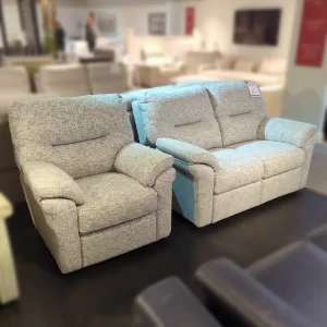 Seattle Fabric 2 Seater Sofa and Chair