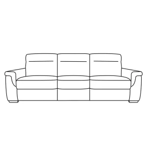 Barletta Large Sofa 2 Recliners - Cat 30 