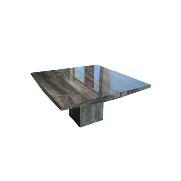 Verona Boat Square Dining Table with Boat Edge - 140x140cm - CAT A2