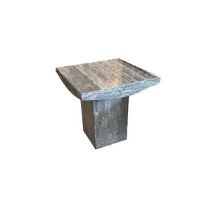 Verona Boat Square Lamp Table with Boat Edge - 70x70cm - CAT A2