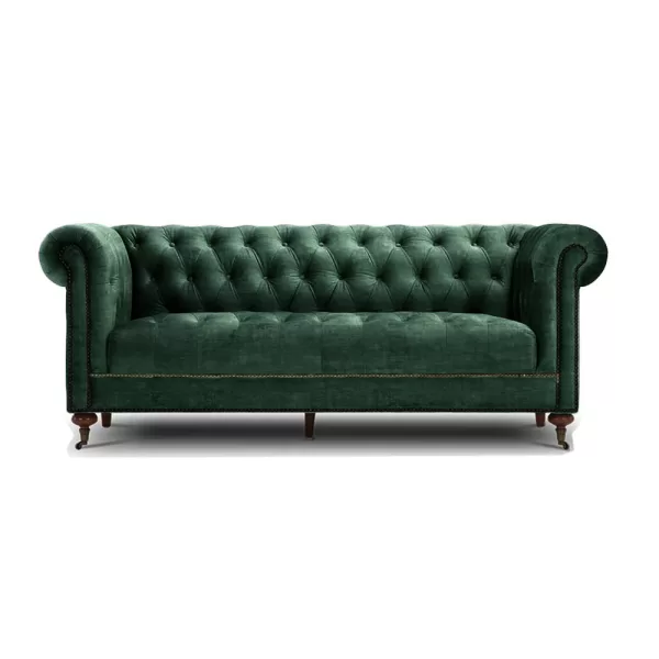 Amelia Chesterfield 3.5 Seater Sofa - Fabric