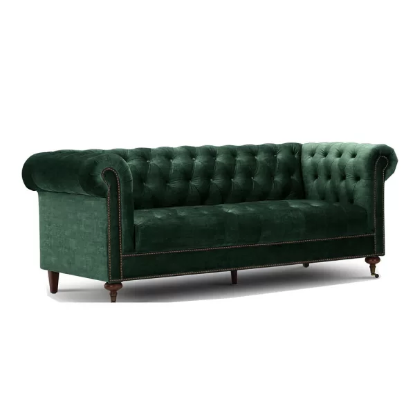Amelia Chesterfield 3 Seater Sofa - Fabric