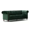 Amelia Chesterfield 3.5 Seater Sofa - Fabric