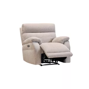 Dual Power Recliner Chair - Fabric