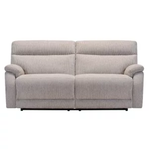 3 Seater Sofa Dual Power Recliner - Fabric