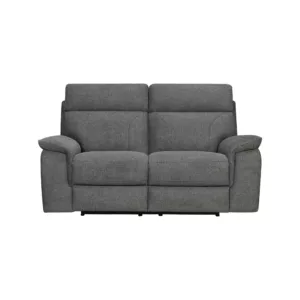 2 Seater Sofa Double Power Recliner - Fabric