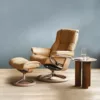 (Quickship) Stressless Mayfair Office Chair - Paloma Black/Black Wood