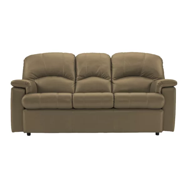 Small 3 Seater Sofa - Leather N
