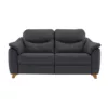 3 Seater Static Sofa - Leather H