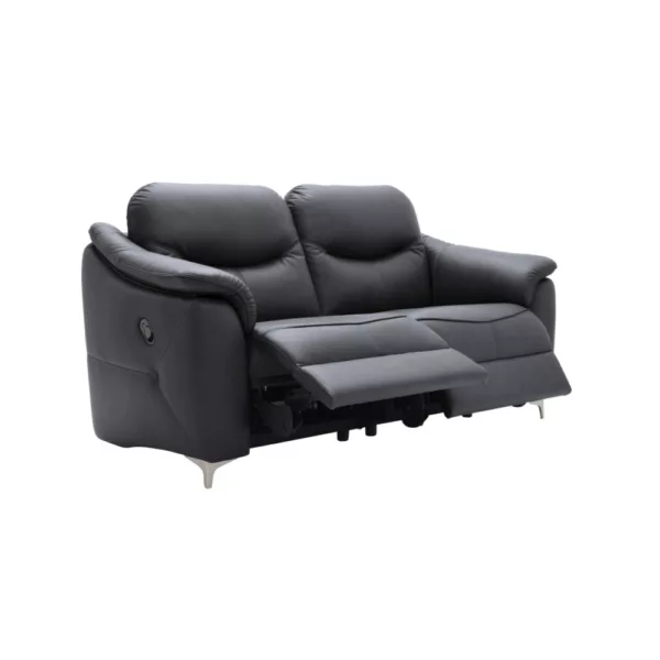 3 Seater Manual Recliner DBL - Leather N