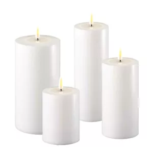 LED Candle 7.5x10cm-White