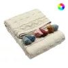 Boho Cotton Tufted Throw - Multicolour