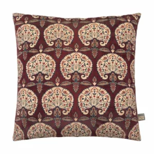 Persial Print Aubergine Cushion