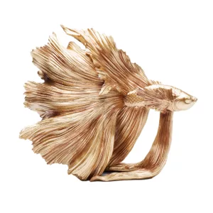 Betta Fish Figurine Small - Gold