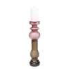 Marvelous Duo Candle Holder - Purple Grey