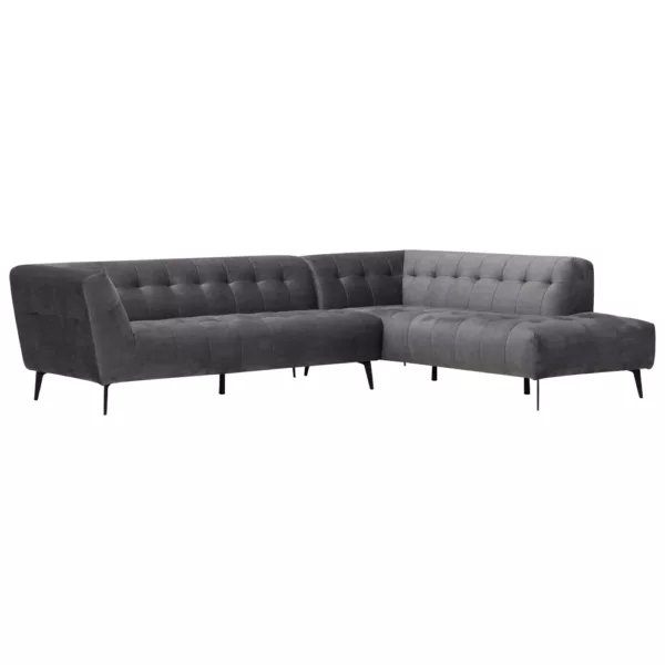 Corner Sofa with RHF Chaise - Fabric